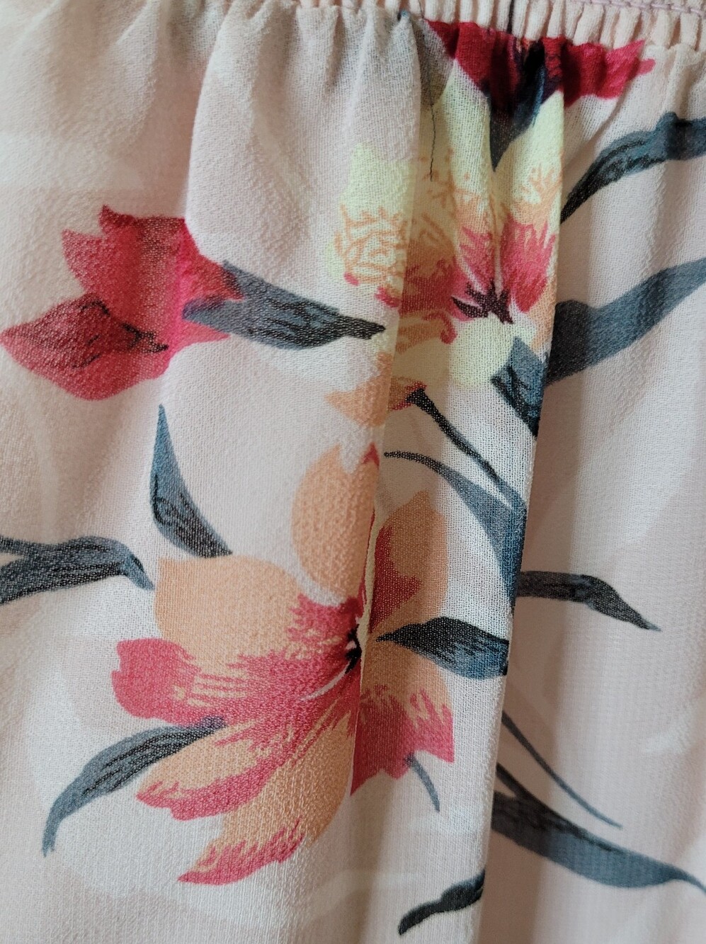 Melloday Tiered Floral Chiffon Sleeveless Maxi Dress Size XL NWT - Picture 5 of 11